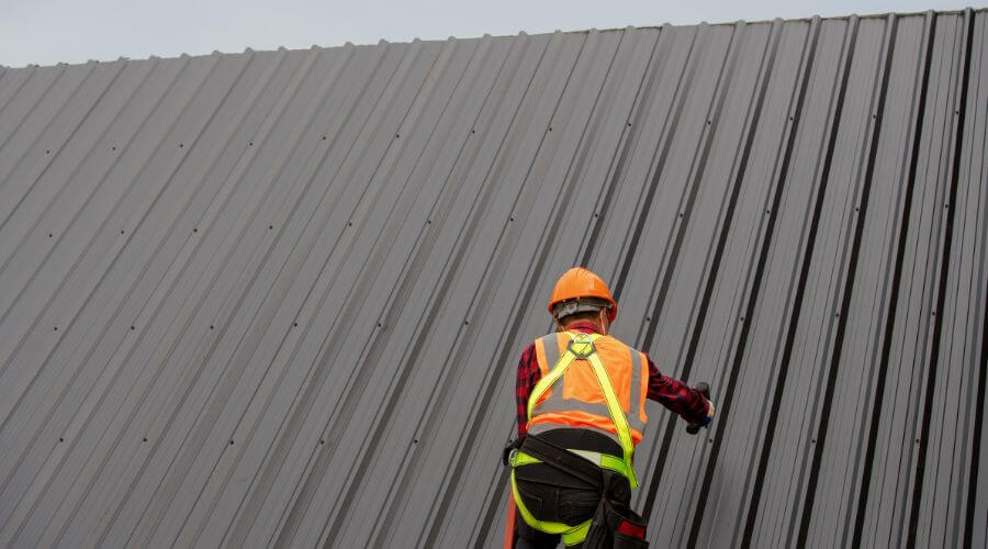 Professional metal roof installation services in Scroggins, TX
